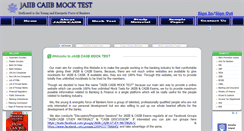 Desktop Screenshot of jaiibcaiibmocktest.com